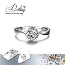 Destiny Jewellery Crystal From Swarovski Ring Snowflake Ring